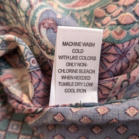 PACSUN Shirt Men's M Multicolor Abstract Short‎ Sleeve Loop Camp Collar Rayon - Picture 13 of 15